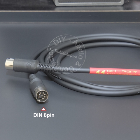 Dây DIN 8 sang DIN 5 cho Âm ly Châu Âu Băng cối Sound card - MIDI DIN 8 male to DIN 5 male cable