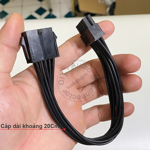 Dây nguồn CPU 10 pin đực cái 20Cm - Power cable for CPU motherboard 10 pin male and female extension