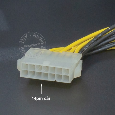 Dây nguồn máy tính 14 pin 26Cm - ATX 14 pin male to female cable