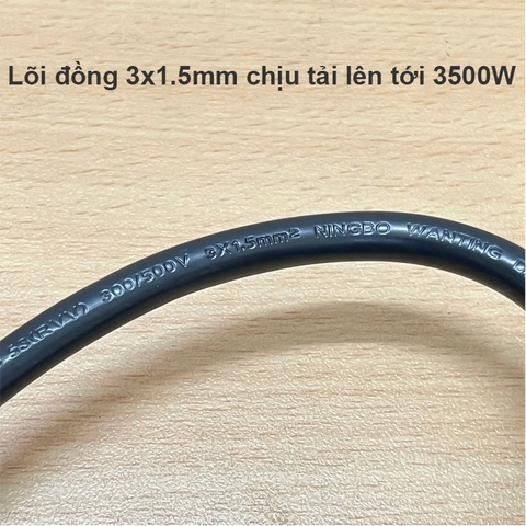 Dây nguồn máy server C14 sang C19 10A 16A 250V 3x1.5mm