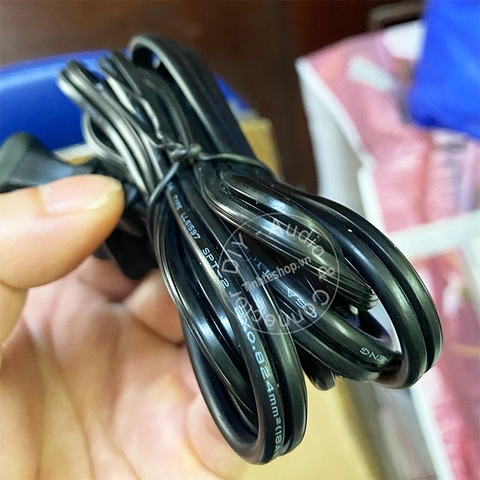 Dây nguồn 2 chân dẹt nối dài 1.8 mét 3x0.82mm - Nema power cable 1-15p male to female extension