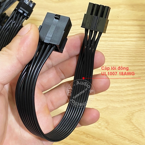 Dây nguồn 8pin PCI sang 8pin CPU 4+4 20Cm