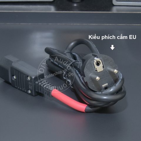 Dây nguồn C15 DIY 0.5 đến 5 mét - EU to C15 self-plug power cable 3x1mm 2500W