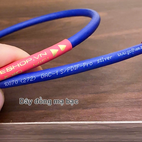 Dây coaxial S/PDIF 75 Ohm mạ bạc