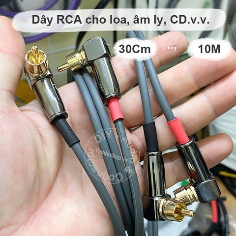 Dây jack bông sen DIY cáp Monster Standard Interlink Junior