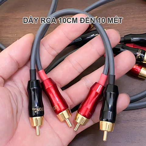 Dây âm thanh cổng bông sen làm từ cáp Monster Junior chuyên cho âm thanh xe hơi