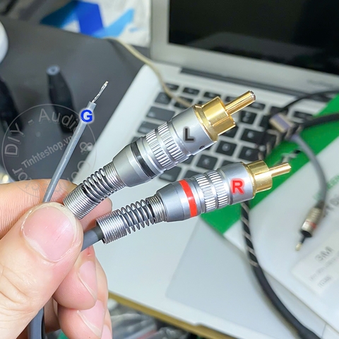 Dây RCA phono cho đĩa than cáp Monster