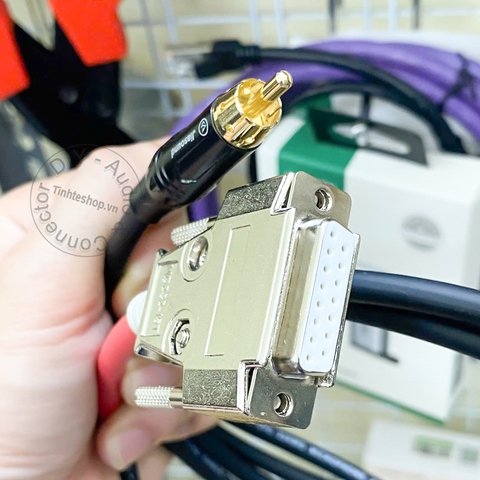 Cáp cắm cục Sub Bose AM10 AM6 AM15 AM16 - RCA to DB15 female cable transfers audio signals for Bose AM6/10/15/16 series Subwoofers