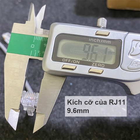 Dây điện thoại 2 đầu RJ9 4P4C - RJ9 thin flat 4-core landline telephone signal cable