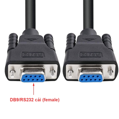 Cáp DB9 RS232 2 cổng cái đấu thẳng DTECH DT9005C