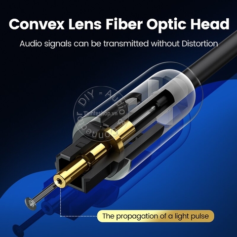 Cáp âm thanh quang số SPDIF 5.1 7.1 Ugreen AV122 1M 1.5M 2M 3M