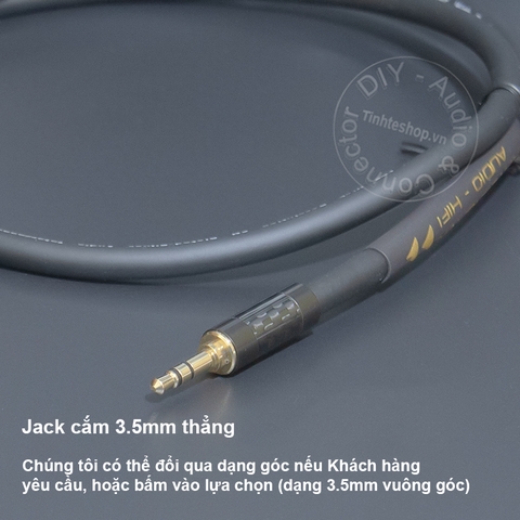 Cáp type-C sang 3.5 giải mã 32bit 384KHz DIY 0.1 đến 5 mét - USB-C to 1/8 AUX audio cable