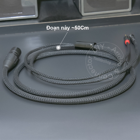 Dây tai nghe XLR 4pin sang 3.5 cho DAC HIFIMAN FIIO TOPING.v.v.