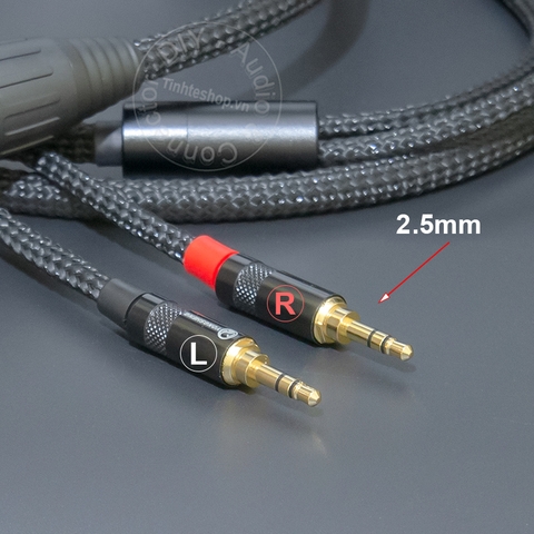 Dây tai nghe XLR 4pin sang 3.5 cho DAC HIFIMAN FIIO TOPING.v.v.