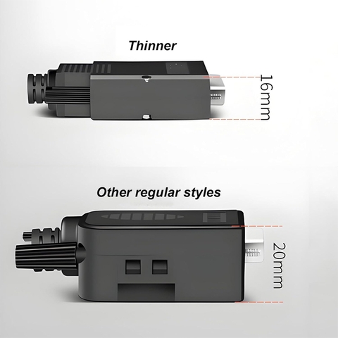 DB37 Solderless Serial Female Adapter Connector, RS232 D-SUB to 37-pin Port Terminal Breakout Board with Case Long Bolts Tail Pipe