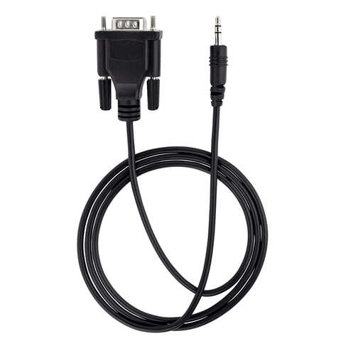 3.5mm Male to RS232 DB9 Serial Male Configuration Cable