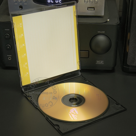 Đĩa trắng CD - Đĩa CD-R Mitsubishi 700MB 80min GD80SS1P - Golden phthalo cyanine disc