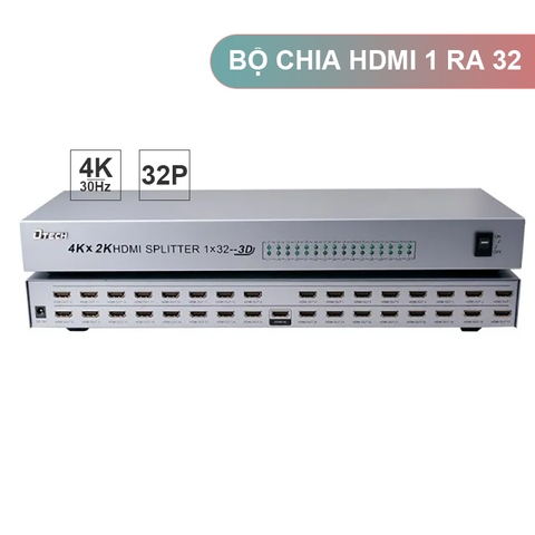 Cổng chia HDMI 1 ra 4 DTECH DT-7144 4K 30Hz