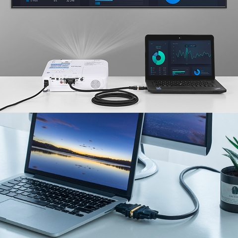 Đầu chuyển đổi HDMI đực sang DVI cái hoặc ngược lại DVI ra HDMI full HD 1080P Ugreen 20123