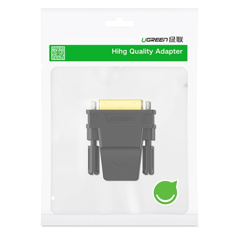 Đầu đổi DVI sang HDMI - Khẩu chuyển HDMI cái sang DVI đực full HD 1080P Ugreen 20124