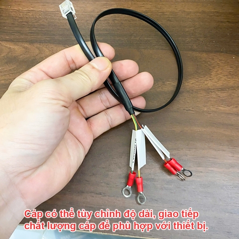 Cáp cho máy cắt Gerber GT7250 XLC7000 S-93-7 mã phụ tùng 075278001 - RJ11 6P4C to cos