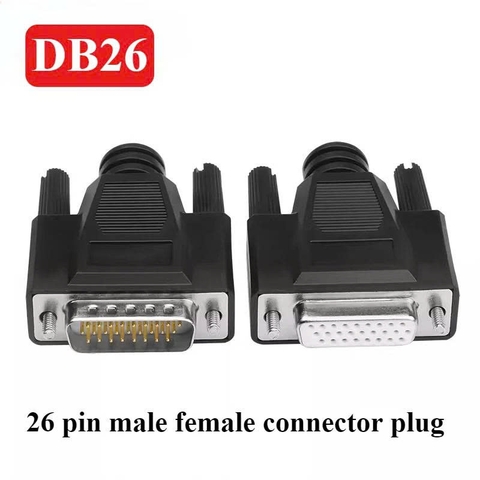 HDB26 male 3 Rows of 26 Pin Plug Soldering Connector