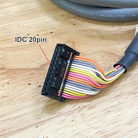 FX-16E-150CAB-R I/O Connecting Cable For PLC Mitsubishi IDC 20pin