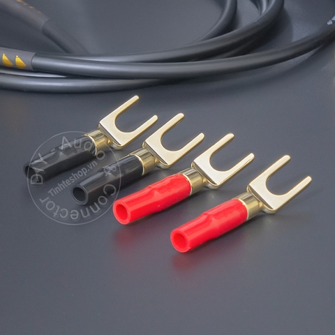 Jack càng cua cho Loa Âm ly 4 chiếc - Y-type audio jack for Speaker or Amplifier terminal
