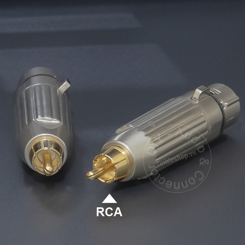 Rắc canon ra hoa sen 2 chiếc - XLR female to RCA male adapter