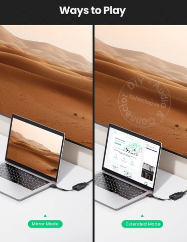 HD sang VGA + audio Ugreen MM103 40248 - HDMI to VGA adapter