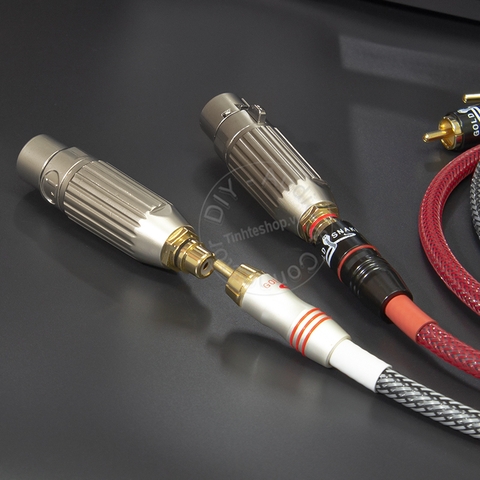 Jack canon cái sang AV DIY 2 chiếc - XLR female to RCA female adapter