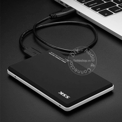 Box đọc ổ cứng 2.5 SATA III USB 3.0 SSK HE-V300 HDD box siêu mỏng 12.7mm
