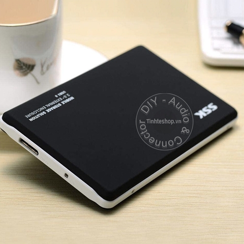 Box đọc ổ cứng 2.5 SATA III USB 3.0 SSK HE-V300 HDD box siêu mỏng 12.7mm