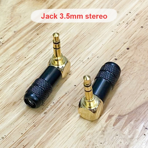 Giắc 3.5mm hàn cho dây âm thanh - 3.5 3 pole audio cable connector