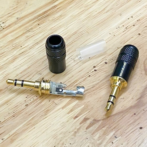 Giắc 3.5mm hàn cho dây âm thanh - 3.5 3 pole audio cable connector