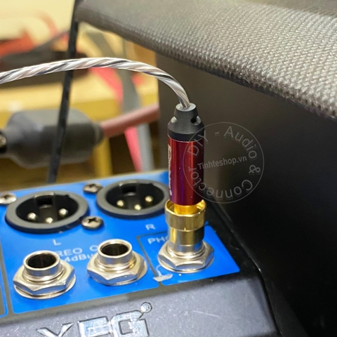 Jack 6ly sang 3.5 cắm Tai nghe Mixer Loa hàng tháo tai nghe Sony - 6.35mm to 3.5mm female stereo converter