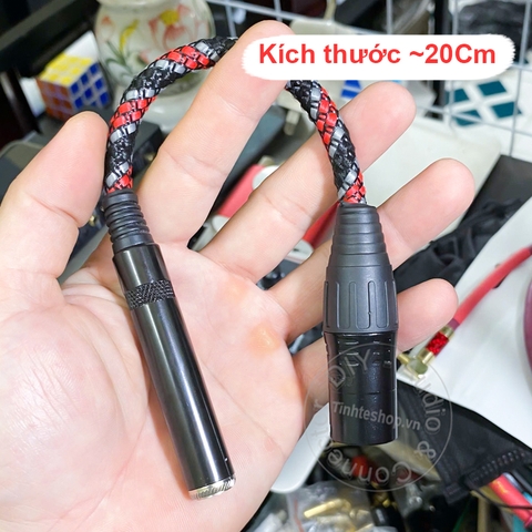 XLR 4 pin sang 6.5mm chuyển âm thanh cho DAC AMP Topping L70 HIFIMAN EF400 Fiio K9 SMSL DO400