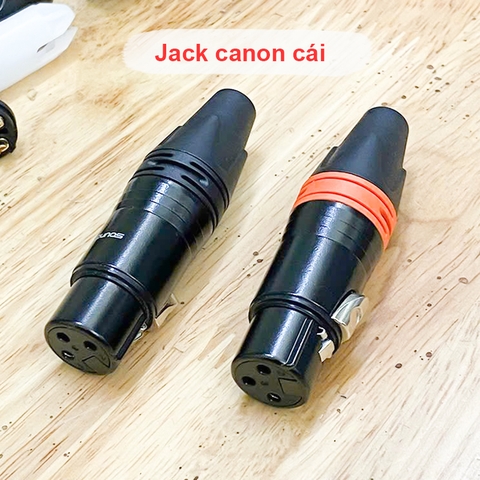 Rắc canon cái cắm Micro Mixer DAC - Female 3-pin XLR cable connector
