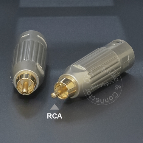 Jack canon sang AV đực DIY 2 chiếc - RCA male to XLR male adapter