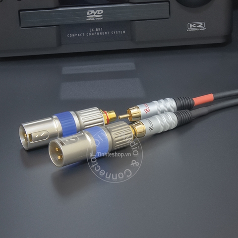 Jack canon ra hoa sen DIY 2 chiếc - RCA to XLR male adapter