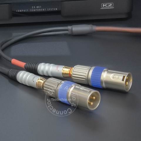Jack canon ra hoa sen DIY 2 chiếc - RCA to XLR male adapter