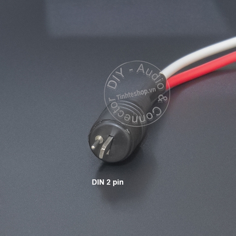 Dây 2 chân sang bắp chuối cho âm ly cổ Châu Âu - DIY 2pin DIN to banana plug audio cable for European amplifier