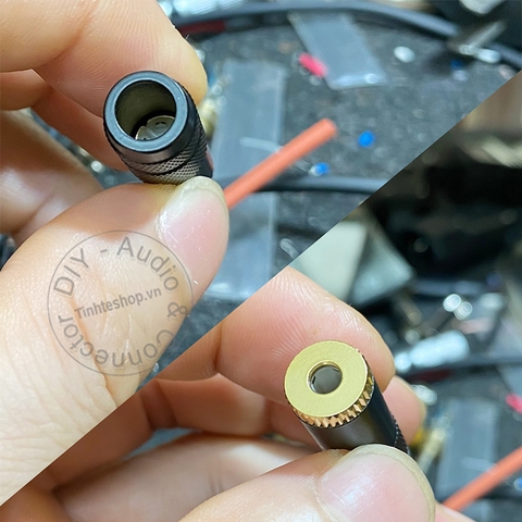 Jack 3.5 cái 4 nấc TRRS OD6mm - 3.5mm 4-pole 24K gold-plated female audio jack