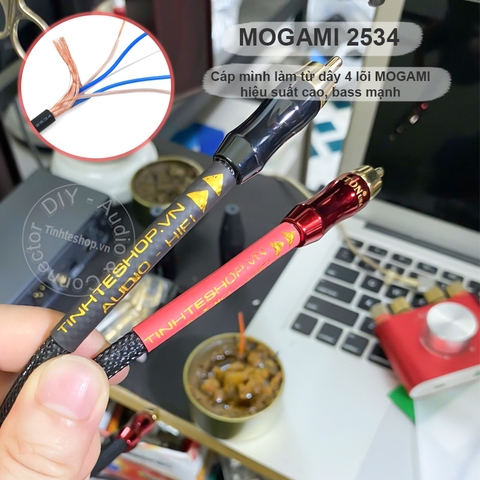 Cáp bông sen MOGAMI NEGLEX quad 2534 âm thanh hiệu suất cao