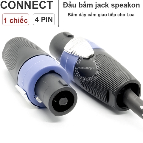 Rắc cắm loa speakon 4 pin 1 chiếc - Speakon loudspeaker Connectors