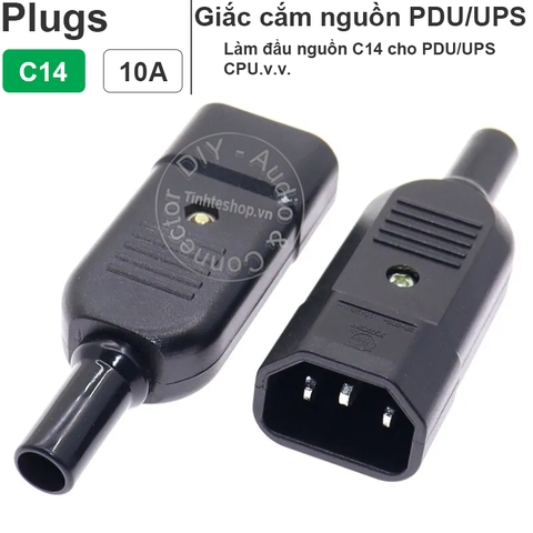 Phích nguồn điện C13 C14 10A-250V