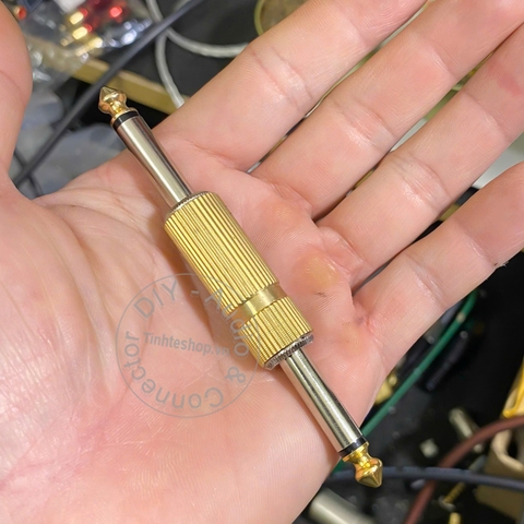 Jack 6 ly 2 đầu đực cắm cho Pedal Phơ đàn - 6.35mm plug for hall of fame 2 reverb pedal
