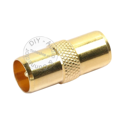 Đầu nối anten TV Đầu DVB T2 đực sang đực - RF male connector