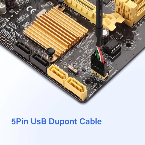 Micro USB to 2.54 USB 5pin Header Motherboard