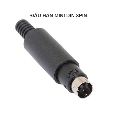 Jack mini DIN 3pin đực - MD3-pin male plug